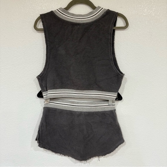 Free People Movement Match Point Set Tank Mini Skirt Women’s Size X-Small Grey - Picture 7 of 7